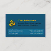 Triskelion Grey/Red Monogrammed Family  Visitekaartje (Achterkant)