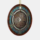 Triskelion Pendant/Ornament Keramisch Ornament (Rechts)
