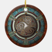 Triskelion Pendant/Ornament Keramisch Ornament (Achterkant)