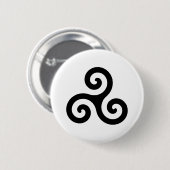 Triskelion Ronde Button 5,7 Cm (Voorkant /achterkant)