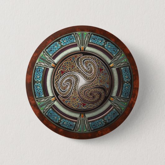 Triskelion Round Button (Voorkant)