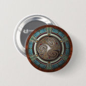Triskelion Round Button (Voorkant /achterkant)