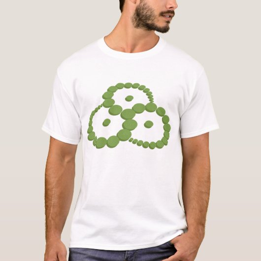 Triskelion snijcirkel T-shirt (Voorkant)