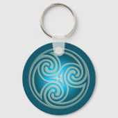 Triskelion-symbool CC0346-Sleutelhanger Sleutelhanger (Voorkant)