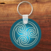 Triskelion-symbool CC0346-Sleutelhanger Sleutelhanger (Voorkant)