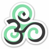 Triskell Aum essentie Sticker (Voorkant)