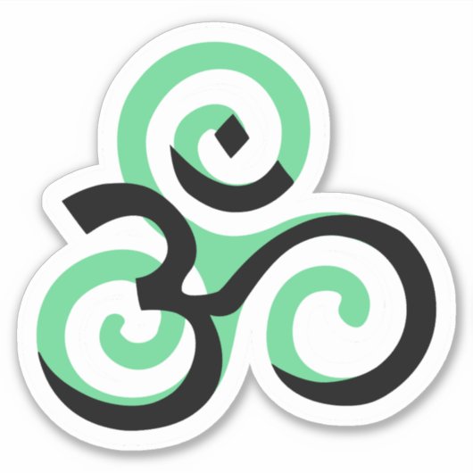 Triskell Aum essentie Sticker (Voorkant)