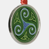 Triskelle Metalen Ornament (Rechts)