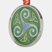 Triskelle Metalen Ornament (Links)