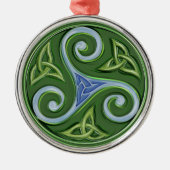 Triskelle Metalen Ornament (Voorkant)