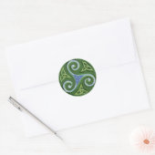 Triskelle Ronde Sticker (Envelop)