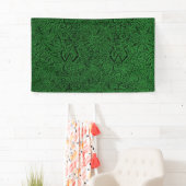 Triskle Celtic Trinity Knot Ivy Green Spandoek (Insitu)