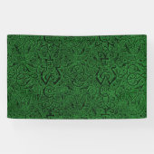 Triskle Celtic Trinity Knot Ivy Green Spandoek (Horizontaal)