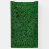 Triskle Celtic Trinity Knot Ivy Green Spandoek (Verticaal)