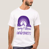 trisomie 9 mozaïekbewustzijn t-shirt (Voorkant)