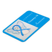 Trisomy 18 Awareness Ribbon Angel Magnet Magneet (Linkerzijde)