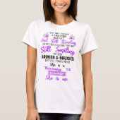 Trisomy 18 Awareness Ribbon Support Gifts T-shirt (Voorkant)