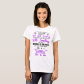 Trisomy 18 Awareness Ribbon Support Gifts T-shirt (Voorkant volledig)