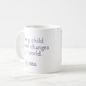 Trisomy 18 Foundation Personalized Mug Koffiemok (Voorkant links)