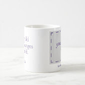Trisomy 18 Foundation Personalized Mug Koffiemok (Center)
