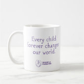 Trisomy 18 Foundation Personalized Mug Koffiemok (Links)