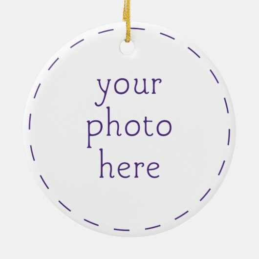 Trisomy 18 Foundation Personalized Ornament (Achterkant)