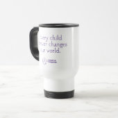 Trisomy 18 Foundation Personalized Travel Mug Reisbeker (Voorkant links)