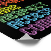 Trisomy 21 Down Syndrome Awareness Rainbow Poster (Hoek)