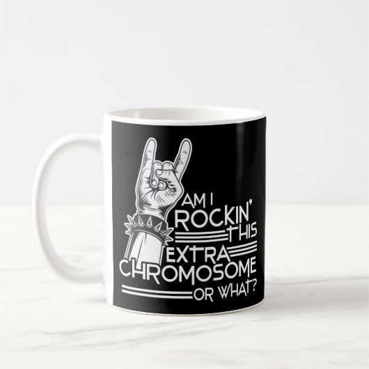 Trisomy 21 Down Syndrome Rockin Koffiemok (Links)