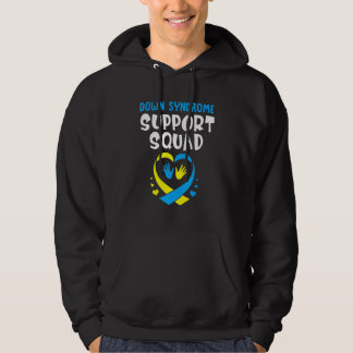 Trisomy 21 Support Squad Down Syndrome Awareness Hoodie