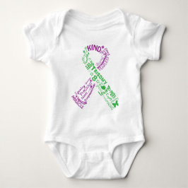 Trisomy 8 Awareness Ribbon Romper