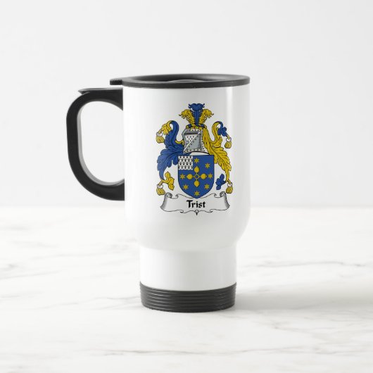 Trist Family Crest Reisbeker (Links)