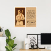 Tristam luidspreker Red Sox Baseball 1912 Poster (Thuiskantoor)