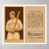 Tristam luidspreker Red Sox Baseball 1912 Poster (Voorkant)