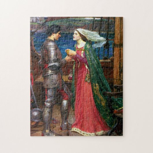 Tristan and Isolde, c. 1916 by John Waterhouse Legpuzzel (Verticaal)