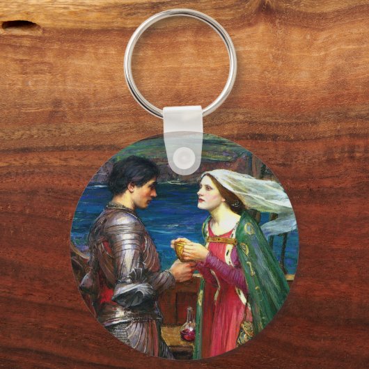 Tristan and Isolde, c. 1916 by John Waterhouse Sleutelhanger (Voorkant)