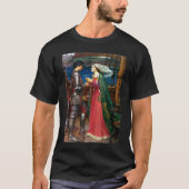 Tristan and Isolde, c. 1916 by John Waterhouse T-shirt (Voorkant)