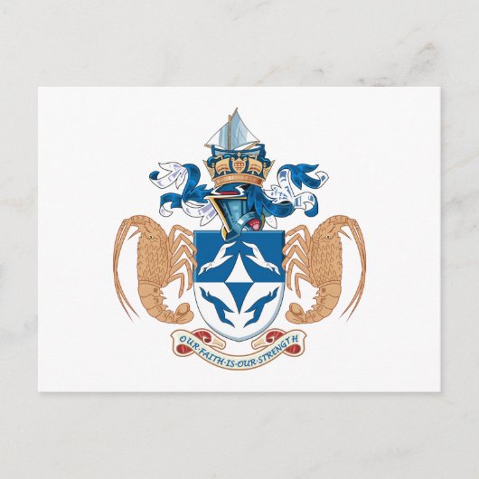 Tristan da Cunha Briefkaart (Voorkant)