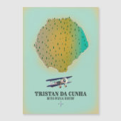 Tristan da Cunha British Overseas Territory Map (Voorkant)