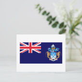 Tristan da Cunha Flag Briefkaart (Staand voorkant)