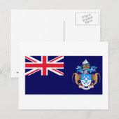 Tristan da Cunha Flag Briefkaart (Voorkant / Achterkant)