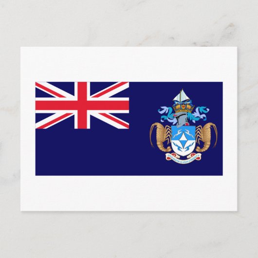 Tristan da Cunha Flag Briefkaart (Voorkant)