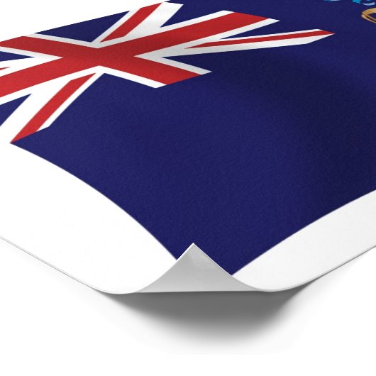 Tristan Da Cunha Flag Poster Print (Hoek)