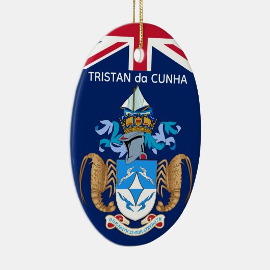 Tristan da Cunha Keramisch Ornament (Rechts)