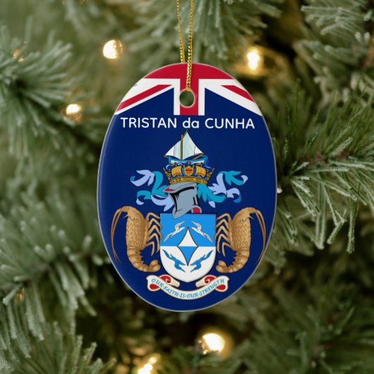 Tristan da Cunha Keramisch Ornament (Boom)