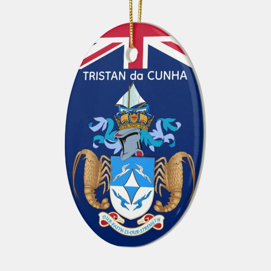 Tristan da Cunha Keramisch Ornament (Links)