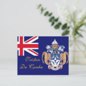 Tristan Da Cunha St Helena briefkaart (Staand voorkant)
