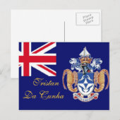 Tristan Da Cunha St Helena briefkaart (Voorkant / Achterkant)
