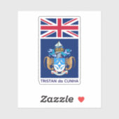 Tristan da Cunha Sticker (Vel)
