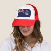 Tristan da Cunha Vlag Hoed Trucker Pet (In situ)